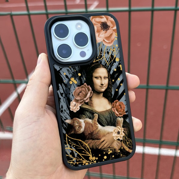 Чехол для iPhone 13 Мона Кот