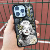 Чехол для iPhone 16 Plus Монро Листье