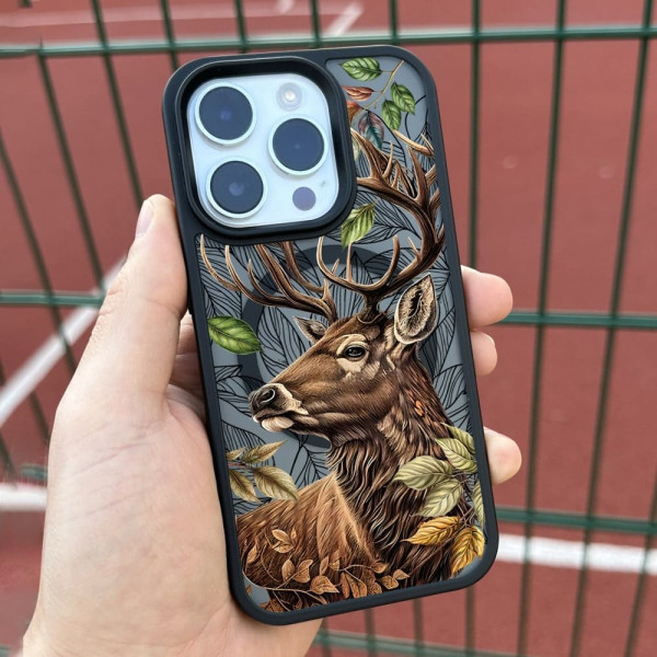 Чехол для iPhone Олень Листя