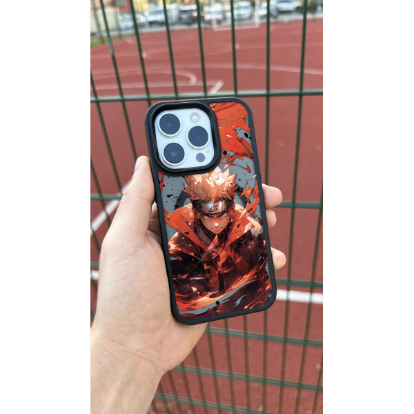Чехол для iPhone 15 Наруто Orange
