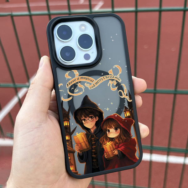 Чехол для iPhone 15 Поттер Рождество