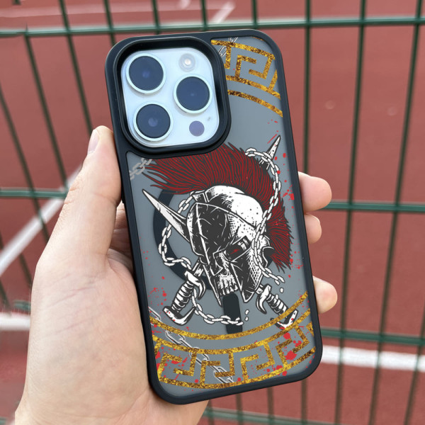 Чехол для iPhone 15 Спарта Шлем