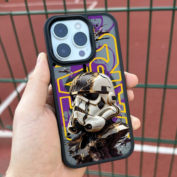 Чехол для iPhone 15 Штурмовик Мрамор