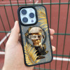 Чехол для iPhone XS Статуя Золотые Листья