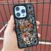 Чехол для iPhone 13 Цветы Ребра
