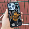 Чехол для iPhone 15 Тупак Микрофон