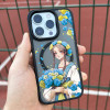 Чехол для iPhone 16 Украинка букет