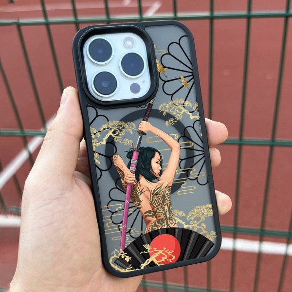 Чехол для iPhone Японка Катана