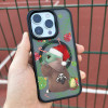 Чехол для iPhone 15 Йода Санта