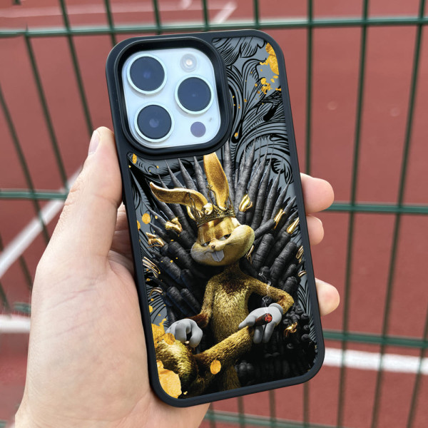 Чехол для iPhone 15 Заец Кресло