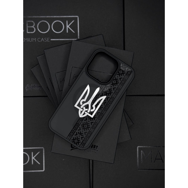 Чехол для iPhone 15 Вышиванка Герб
