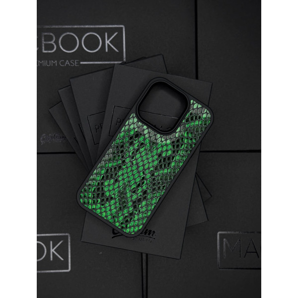 Чехол для iPhone 15 Snake Leather