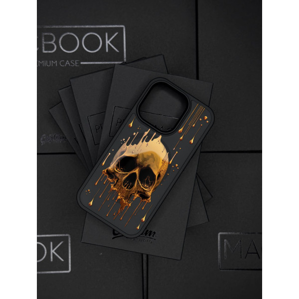 Чехол для iPhone Gold Skull Custom