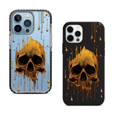 Чехол для iPhone 17 Air Gold Skull Custom