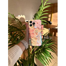 Чехол для iPhone 14 Plus Silicone Flowers