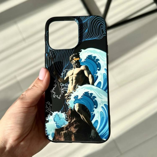 Чехол для iPhone 16 Plus Посейдон