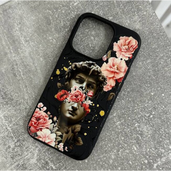 Чехол для iPhone 13 Давид Цветы