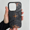 Чехол для iPhone 15 Компас Голд