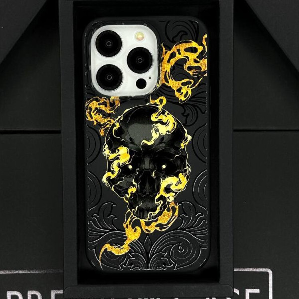 Чохол для iPhone 15 Череп Візерунок