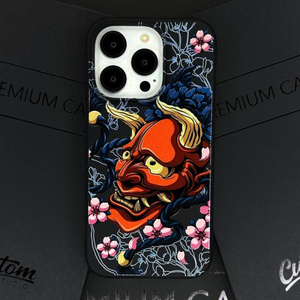 Чехол для iPhone 15 Демон Сакуры