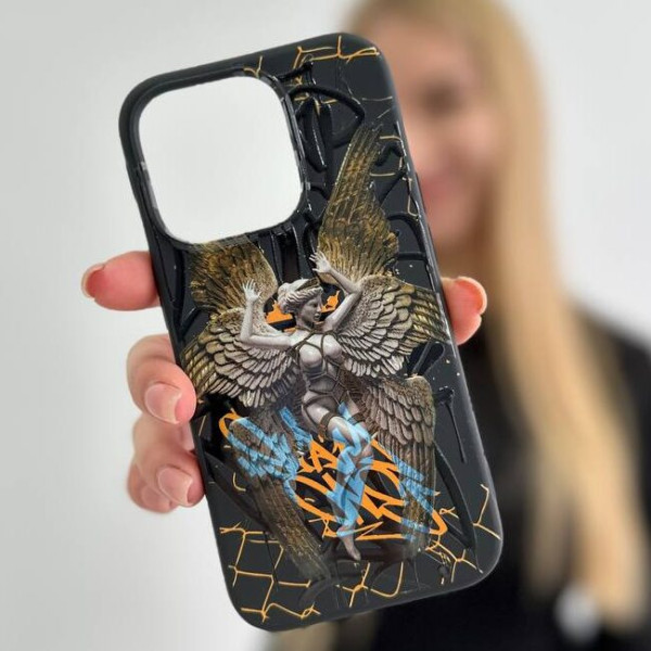 Чехол для iPhone 13 Крылья Статуя