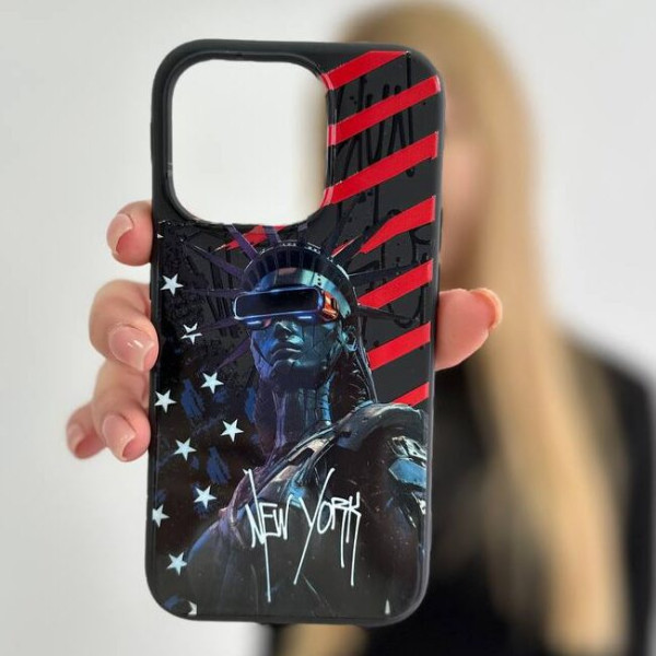 Чехол для iPhone 15 Кибер Ню