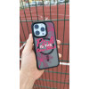 Чехол для iPhone 15 Pink Black