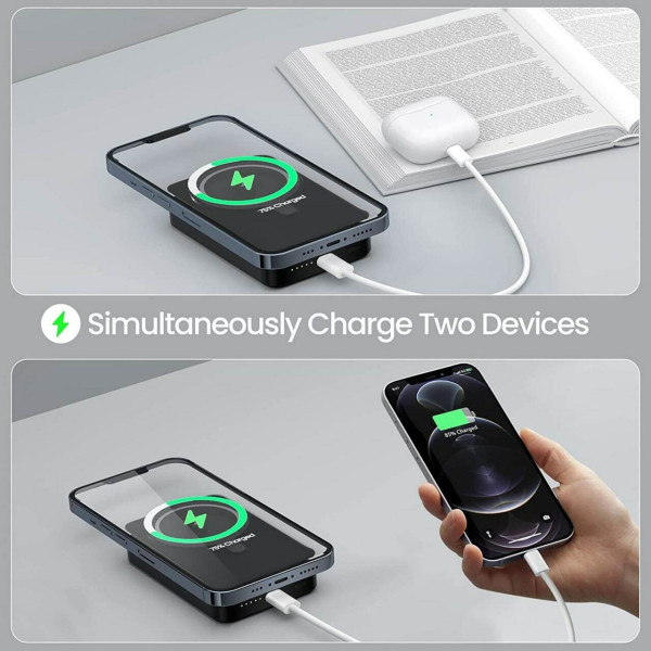 NEWDERY Wireless Power Bank with MagSafe 10000mAh з підставкою