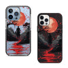 Чехол для iPhone 15 Самурай Луна