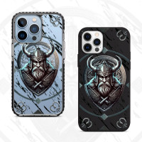 Чехол для iPhone X Silver Viking