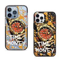 Чехол для iPhone 12 Time is Money Yellow