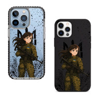 Чехол для iPhone 17 Pro Soldier Girl