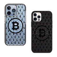 Чехол для iPhone 16 Plus Биткоин соты