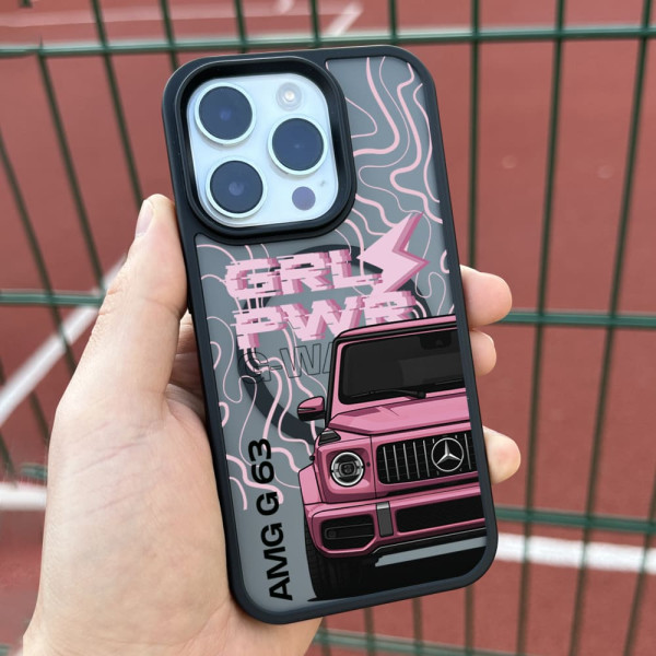 Чехол для iPhone 16 Plus Grl pwr gelik pink 