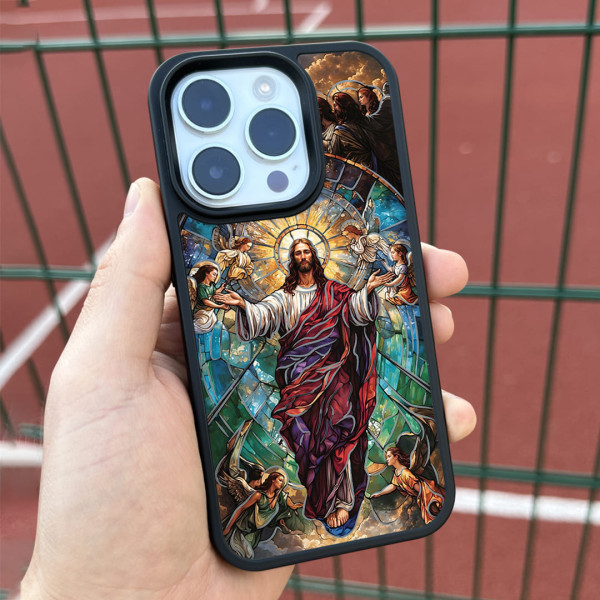 Чехол для iPhone 17 Pro Max Jesus color