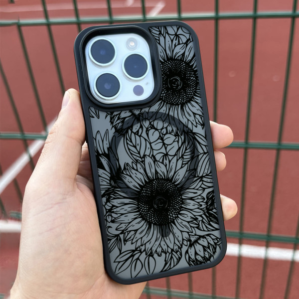 Чехол для iPhone 17 Pro Подсолнухи