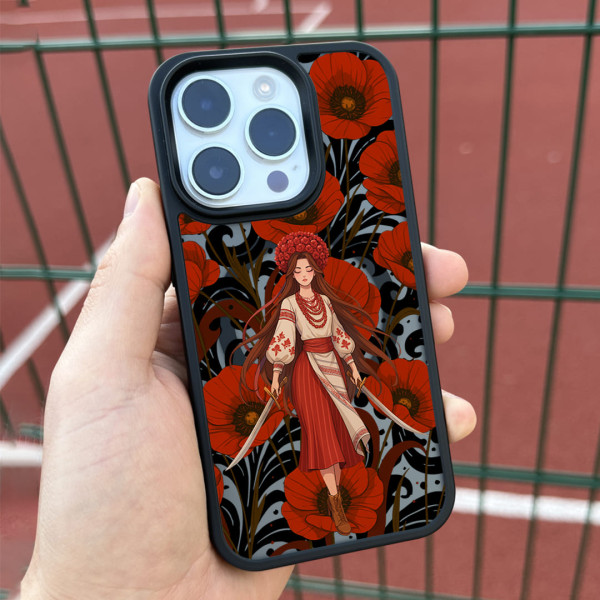 Чехол для iPhone 17 Pro Max Девушка сабли