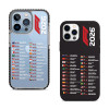 Чехол для iPhone XS Календарь Ф1 2026
