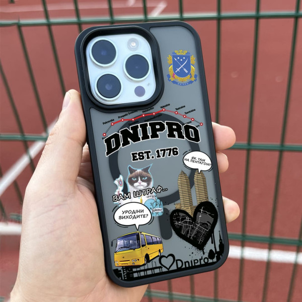 Чехол для iPhone 17 Pro Max Dnipro sticker 