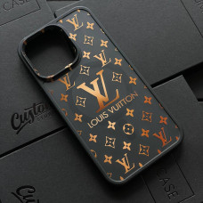 Чехол для iPhone 13 Pro Black Matte with MagSafe - Луі Вітон