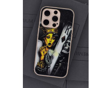 Чохол для iPhone 14 Pro with Glass Pink - Карта короля
