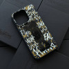 Чохол для iPhone 15 Pro Чорний силікон з MagSafe - Bronse Kaws