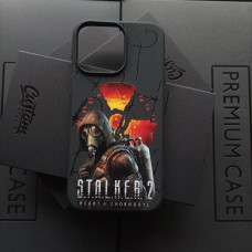 Чехол для iPhone 15 Pro Max Сталкер Противогаз