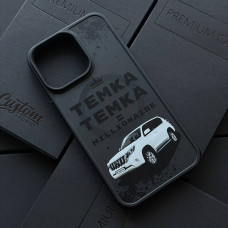 Чехол для iPhone 15 Pro Max Black Matte with MagSafe - Temka