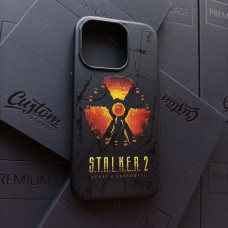 Чехол Magsafe с еко-кожи для iPhone 15 Pro - Сталкер 2