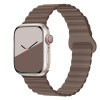 Ремінець Double для Apple Watch Silicone Magnetic Series Коричневий