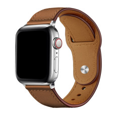 Ремешок Comfort Leather Apple Watch Светло-коричневый