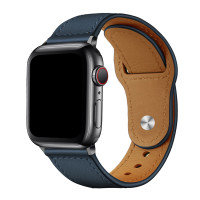 Ремінець Comfort Leather Apple Watch Синій