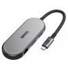 Хаб USB-C ArmorStandart Type-C to HD4K+LAN+PD+2USB+TF/SDcard Grey